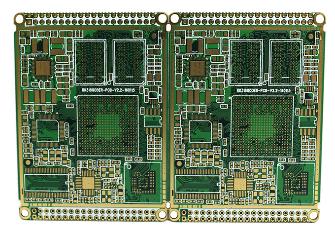 6層阻抗半孔細(xì)密線路PCB電路板_導(dǎo)航儀SMT貼片加工廠